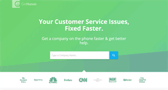 Desktop Screenshot of gethuman.co