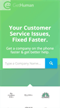 Mobile Screenshot of gethuman.co