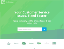 Tablet Screenshot of gethuman.co